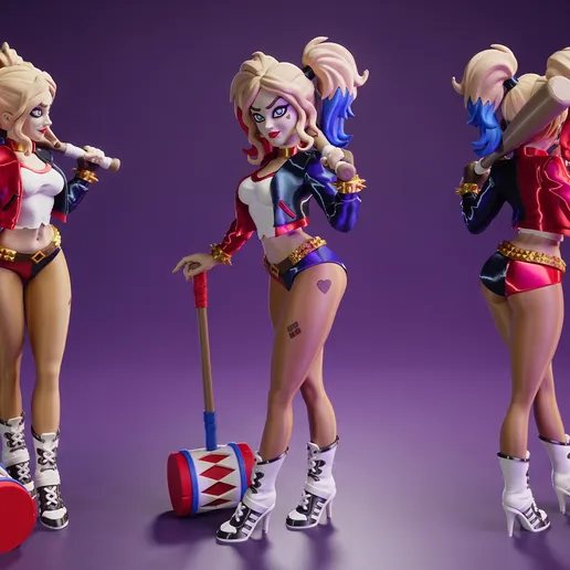 Harley Quinn design example