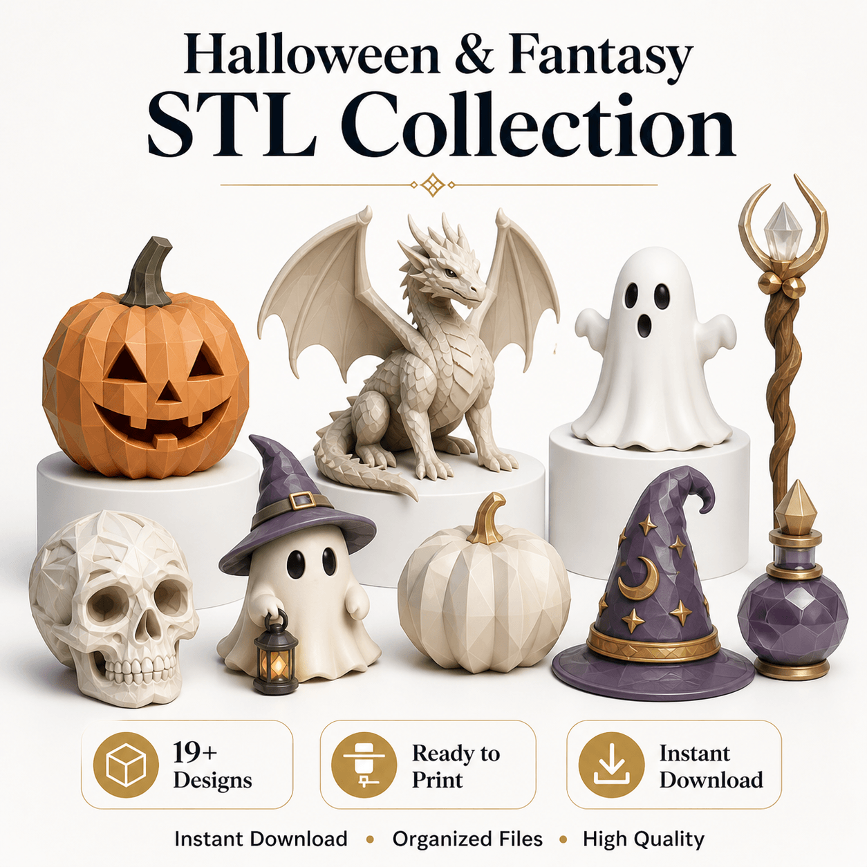 19+ Halloween & Fantasy - STL collection