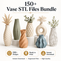 150+ Vases STL Bundle