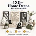130+ Home Decor STL Files – Wall Art, Holders & More