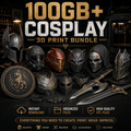 100 GB+ Cosplay 3D Printing - Fan-Inspired - ( Personnel Use Recommended )